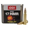 CCI Ammo 17 Hornady Magnum Rimfire (HMR) 17gr Speer TNT Jacketed HP – Box Of 50